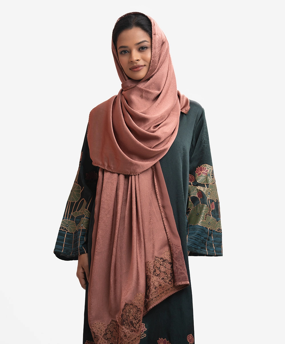 Copper Brown Georgette Hijab