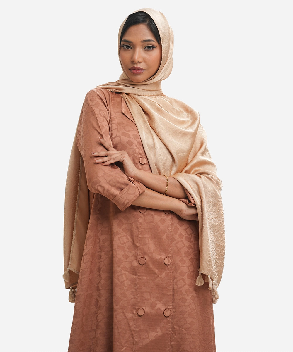 Golden Joom Abaya Hijab