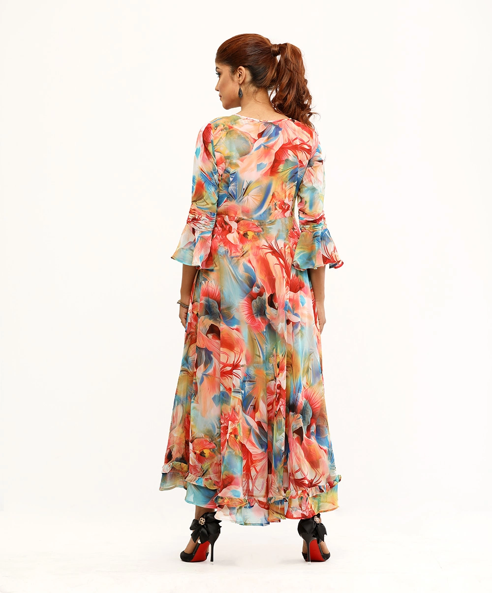 Colorful classy Gown